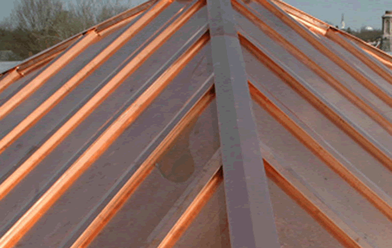 ElC copper roofing